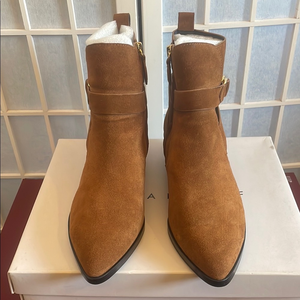 Rebecca Minkoff Brown Ankle Boots - Picture 2 of 10